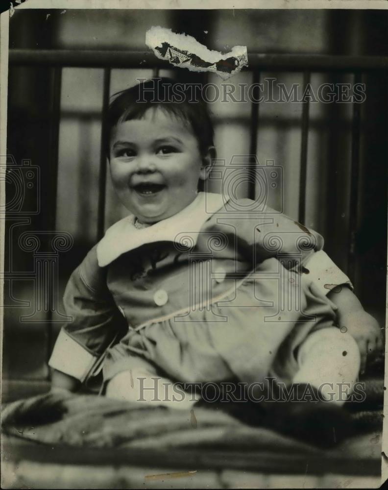 1922 Press Photo Baby Maurice Weaver - Historic Images