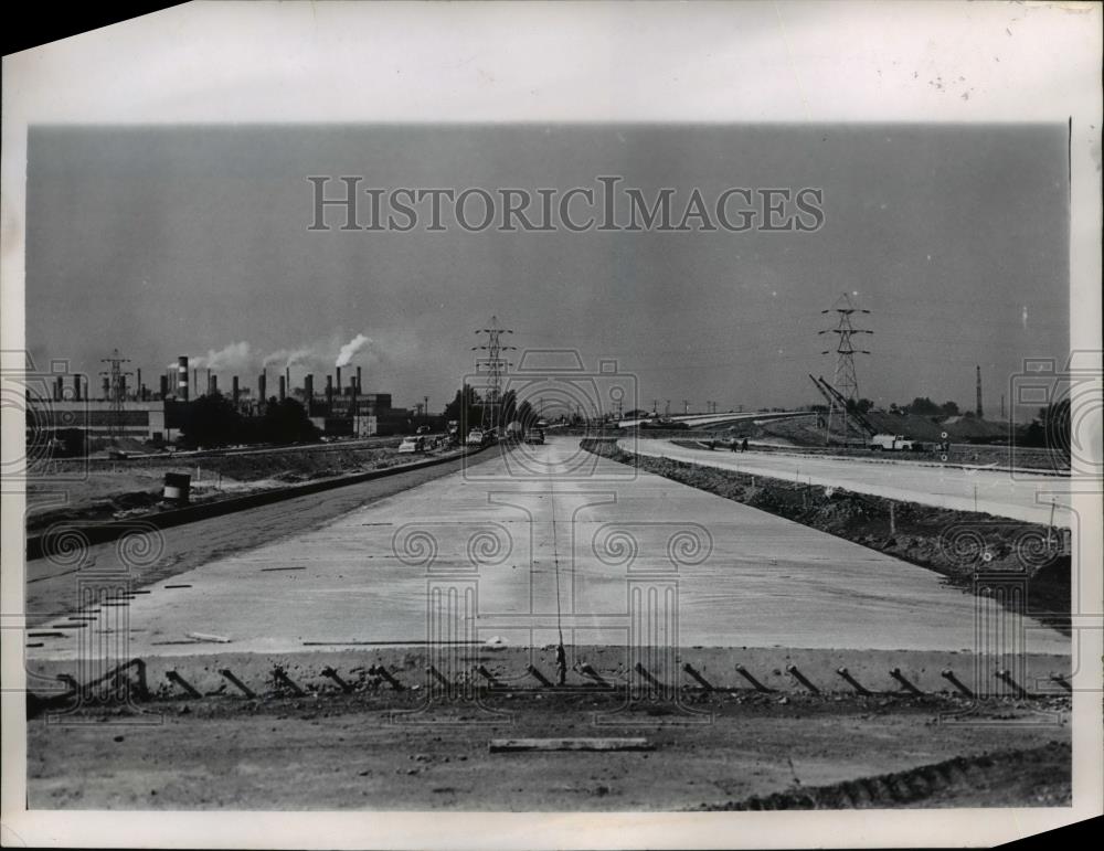 1965 Press Photo Interstate Road at the left is Ford Plant Sylvia to Snow road - Historic Images