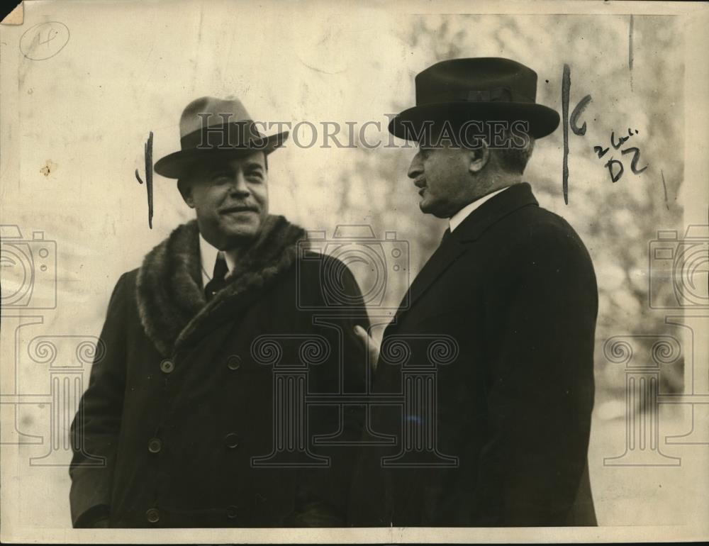 1923 Press Photo Nicholas Longworth & Rep Frank Mondell Wyo - Historic Images