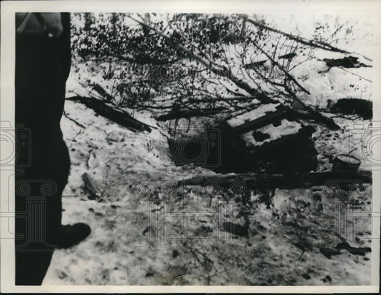 1938 Press Photo Emily Wis site where kidnapped Charles Ross killed - Historic Images