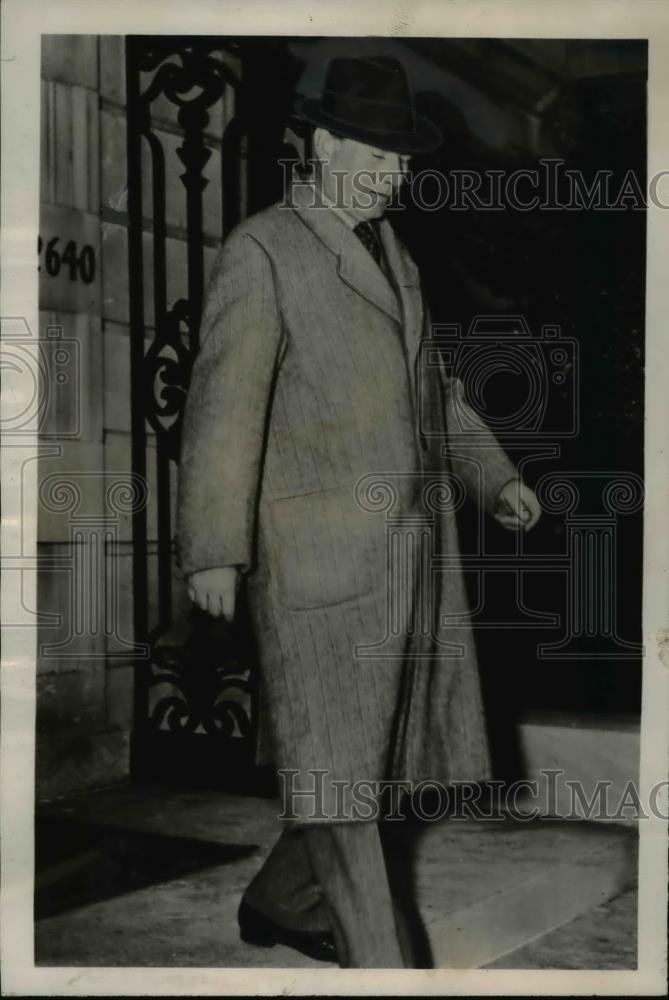 1940 Press Photo Count Jerzy Potocki Polish Ambassador to United States - Historic Images