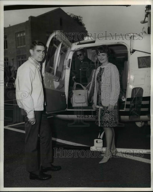 1967 Press Photo Scott Means, Judy Langer, mission volunteers from First Baptist - Historic Images
