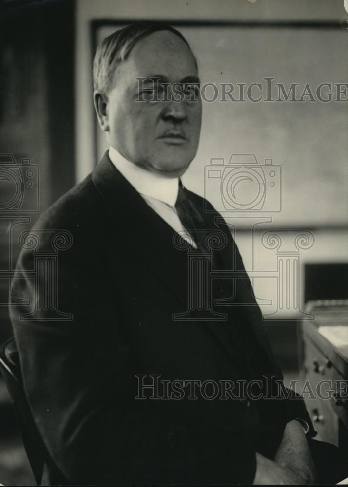 1922 Press Photo Waliw H Fiddle General Supt of Railway Service - Historic Images