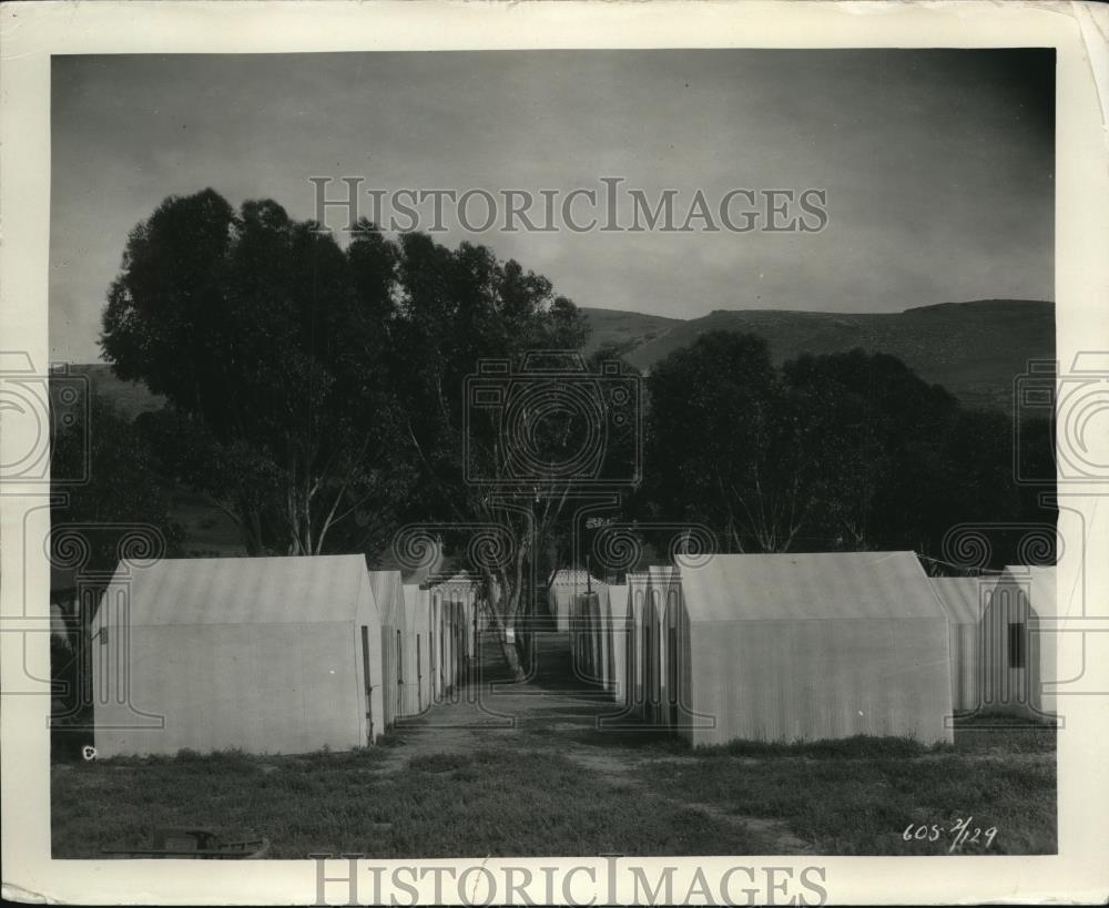 1926 Press Photo Cruge City tents for camping - Historic Images