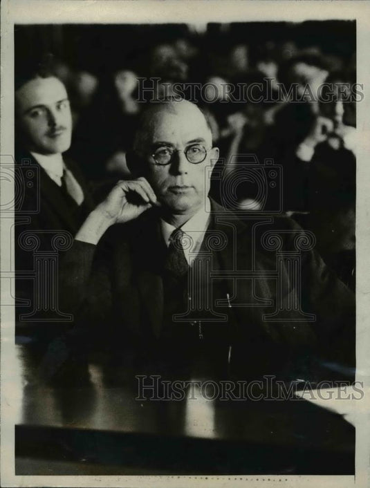 1924 Press Photo J Dyche former warden Atlanta Ga pentitentiary - Historic Images