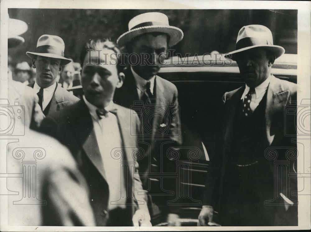 1931 Press Photo Nika Simpliko charged with stabbing Sr GE Deeley in NYC - Historic Images