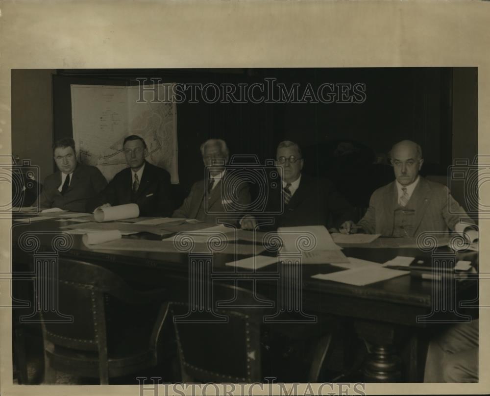 1929 Press Photo Zoning Board - Historic Images