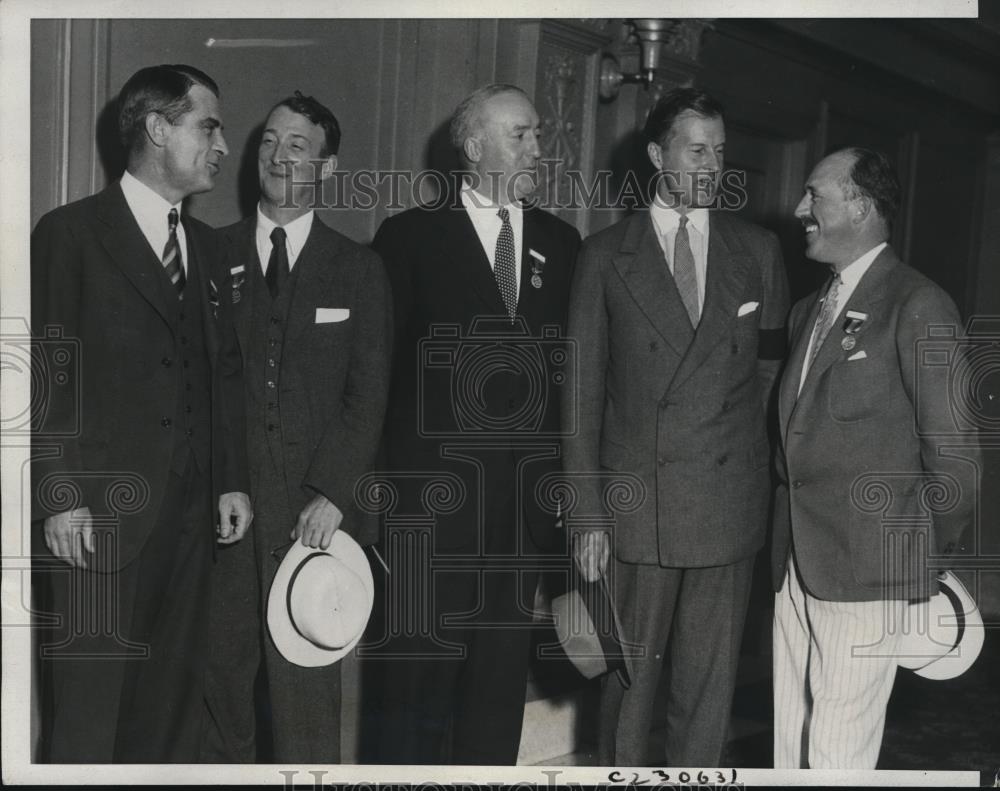 1933 Press Photo Rainbow 42nd Division Veterans Meet at 14th Reunion in Chicago - Historic Images