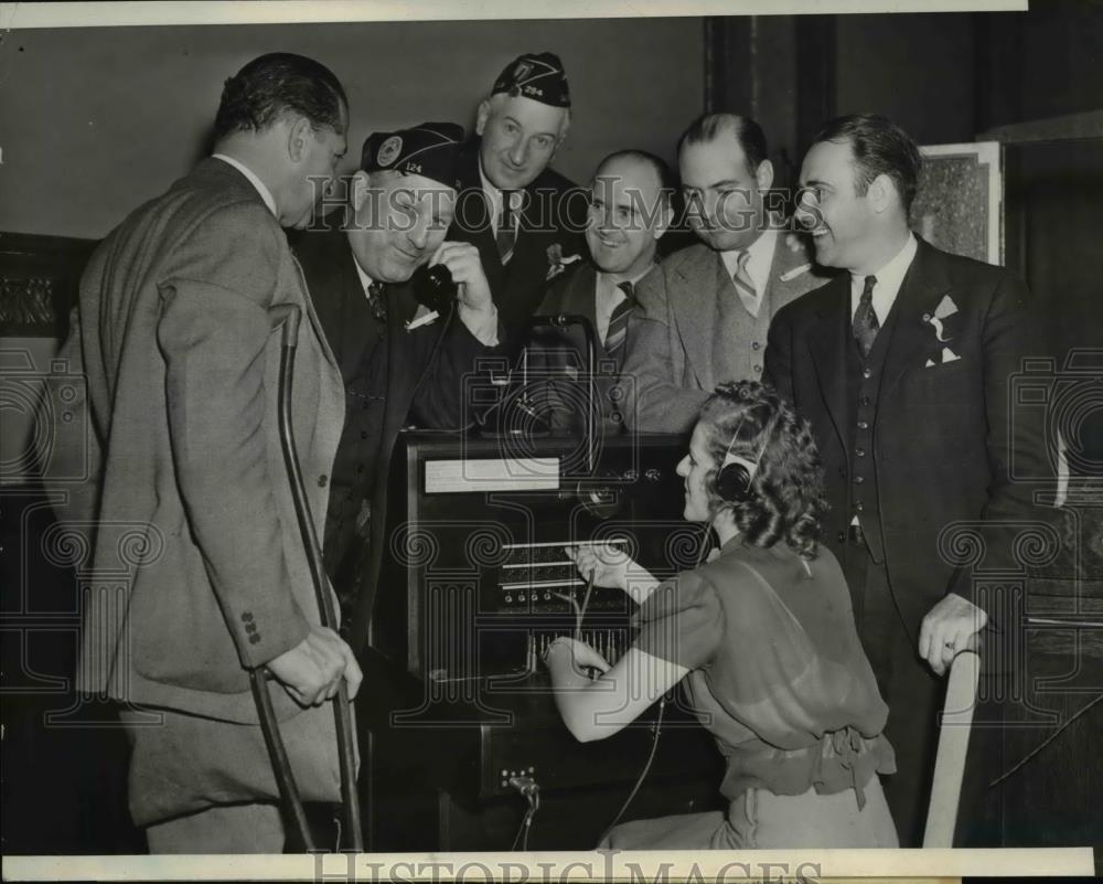 1938 Press Photo Salvadore Capodice, John Quinn Story, Stemens and Osterloh - Historic Images