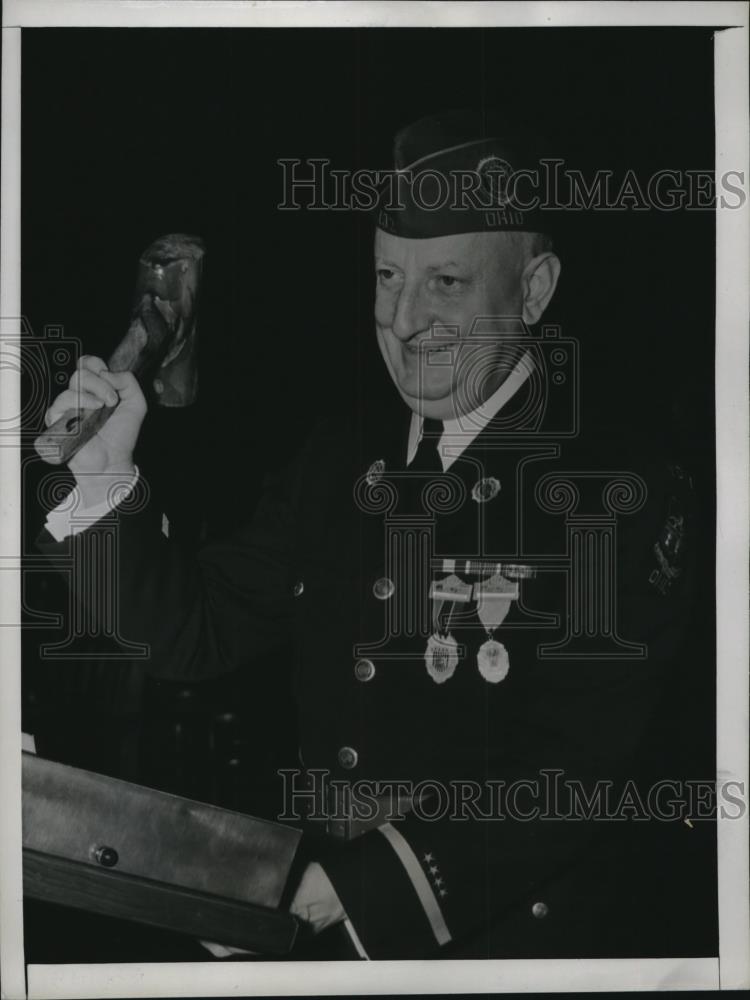 1941 Press Photo National Commander Milo J. Warner, American Legion Convention - Historic Images