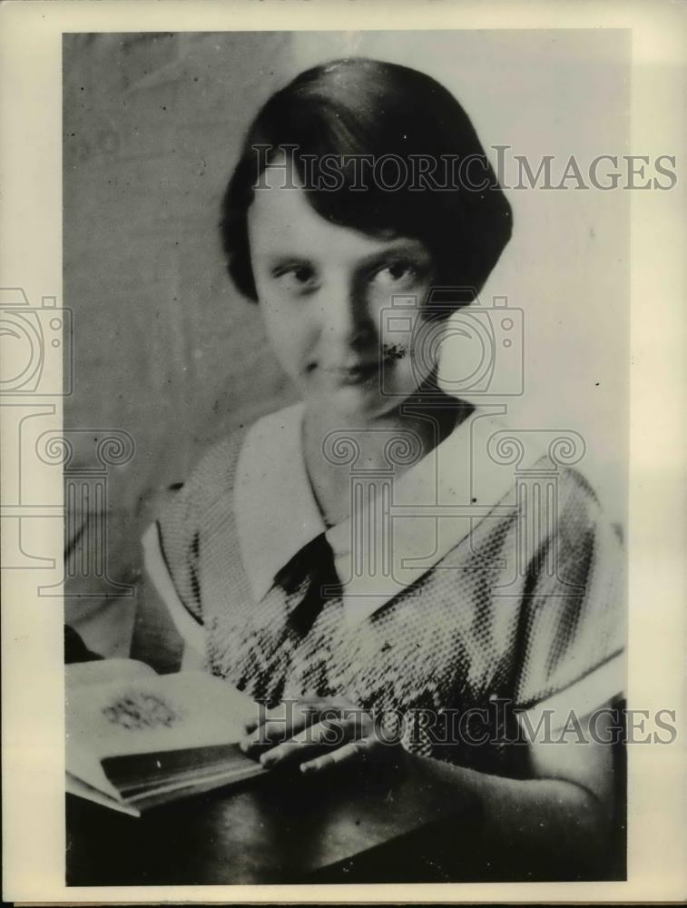 1935 Press Photo Pauline Marchan has been missing from Detriot - Historic Images