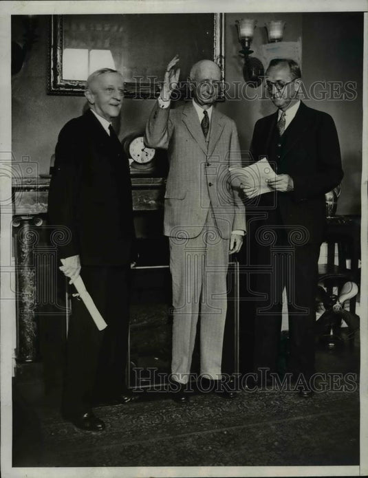1933 Press Photo Secretary Eugene Black, new Governor of the Federal Board - Historic Images