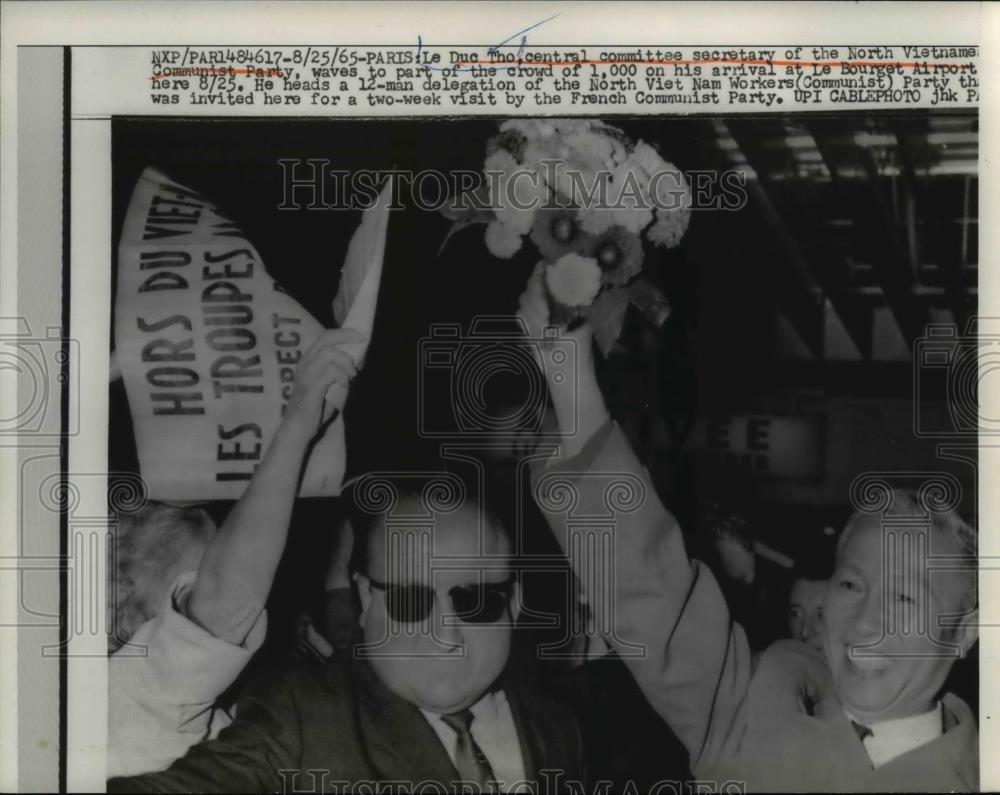 1965 Press Photo Le Duc, Central Committee Secretary of the North Vietname Party - Historic Images