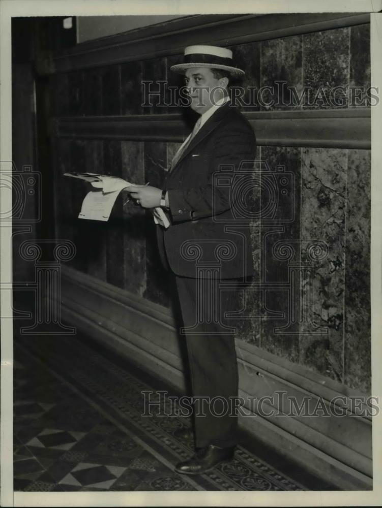 1932 Press Photo Sidney Levine Attorney for George Donnelly - Historic Images