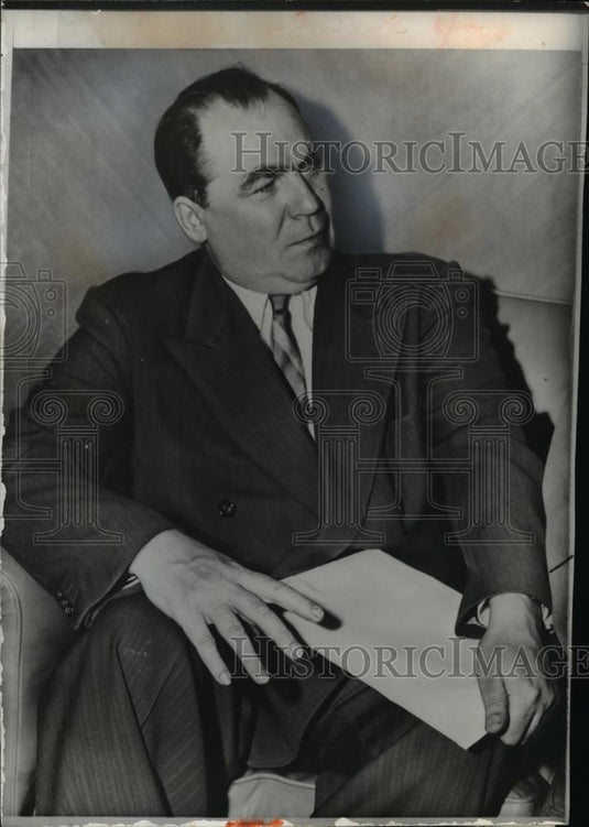 1956 Press Photo Soviet Ambassador Georgi Zaroubin - Historic Images