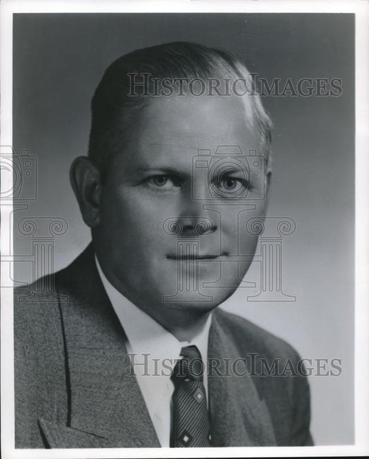 1954 Press Photo R. E. Whitehurst, President Chrysler Division - Historic Images