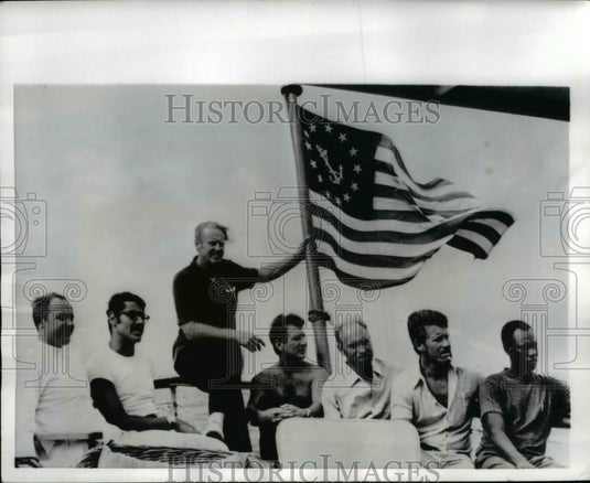 1969 Press Photo Yuri Senkovitch, George Sourial,Santiago Genoves & Norman Baker - Historic Images
