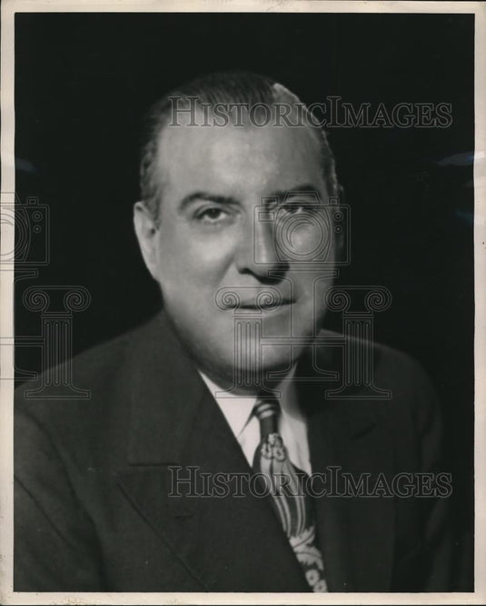 1950 Press Photo Harry M Francis VP sales, American Steel & Wire Co. - Historic Images