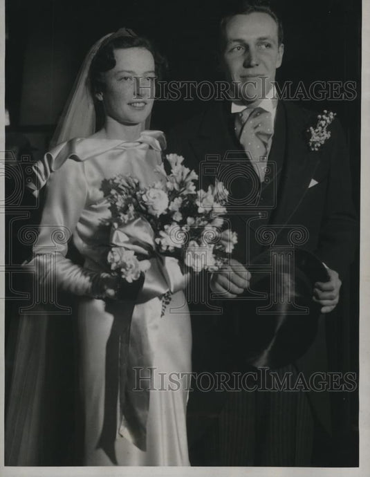 1933 Press Photo John McLaren Simpson Married to Constance Hasler - Historic Images