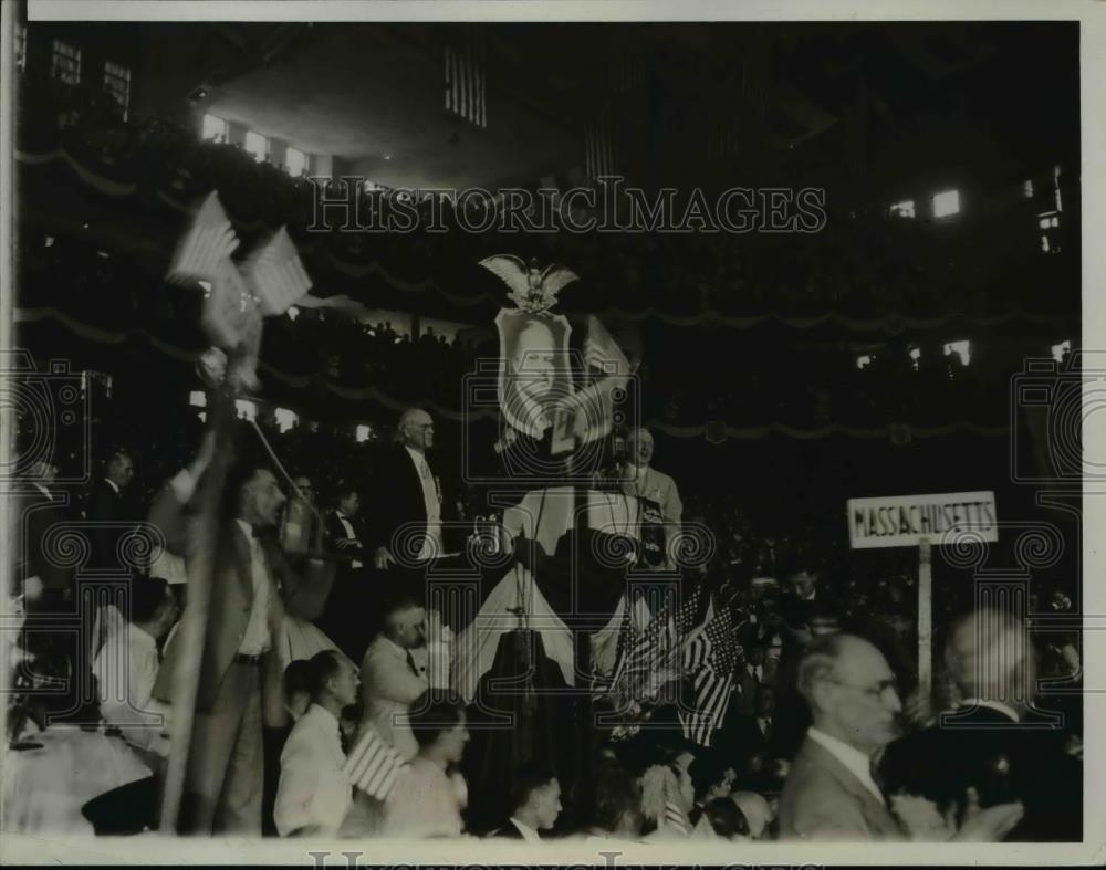 1932 Press Photo Senator Simeon D. Fess at the Republican National Convention - Historic Images