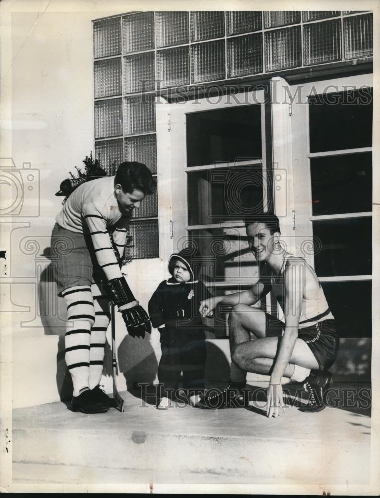 1940 Press Photo Age 3 Student Carolyn Snow, Carteret Boys School, New Jersey - Historic Images