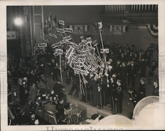 1940 Press Photo The scene in the Symphony Hall - Historic Images