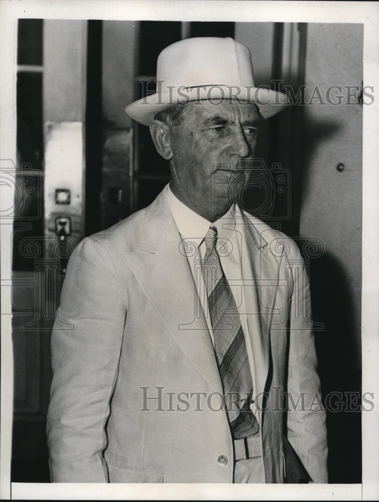 1938 Press Photo Admiral William Leahy At White House - nee30743 - Historic Images