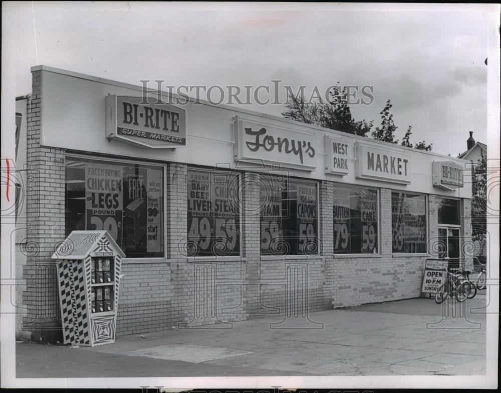 Press Photo Tony&#39;s Bi-Rite Supermarket-Rite Supermarket - nee29891 - Historic Images