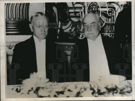 1933 Press Photo General John J. Pershing and Dr. Nicholas Murray Butler - Historic Images