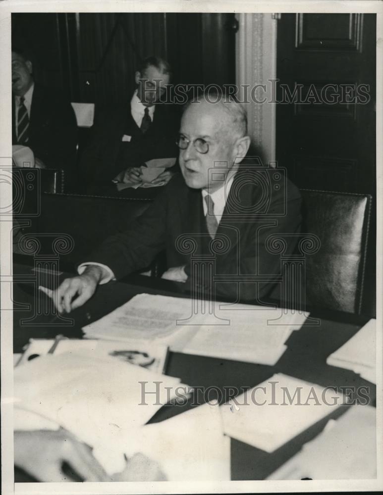 1933 Press Photo SW Lowry Assistant to Lewis Douglas Budget Director - nee31447 - Historic Images