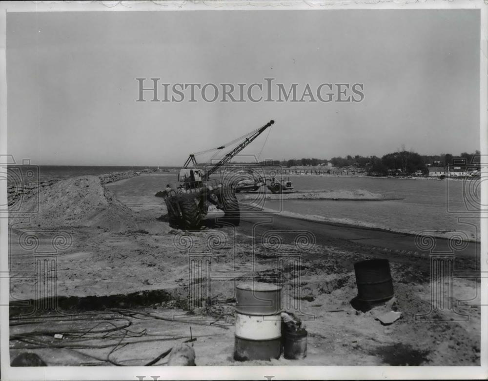 1962 Press Photo White City Beach Construction - nee29910 - Historic Images