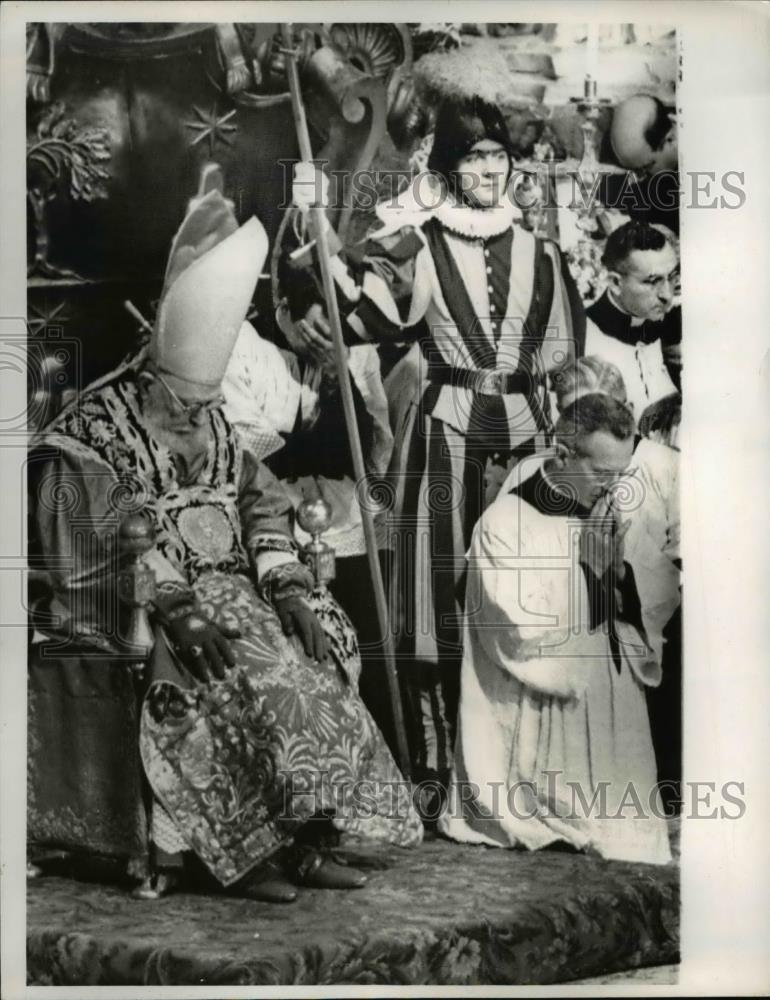 1963 Press Photo Eugene Cardinal Tisserant Dean of Sacred College - nee24692 - Historic Images