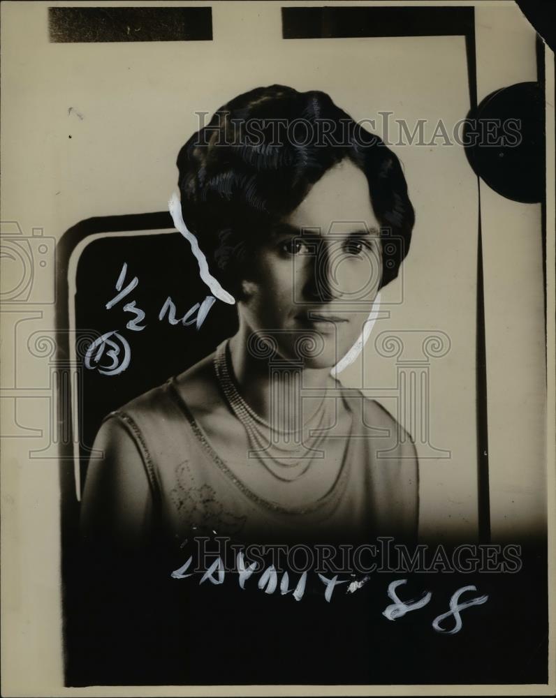 1928 Press Photo Ursula Morgan of Mt. Union College - nee25111 - Historic Images