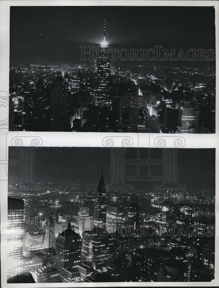 1961 Press Photo The Manhattan&#39;s two best known spire - nee19853 - Historic Images