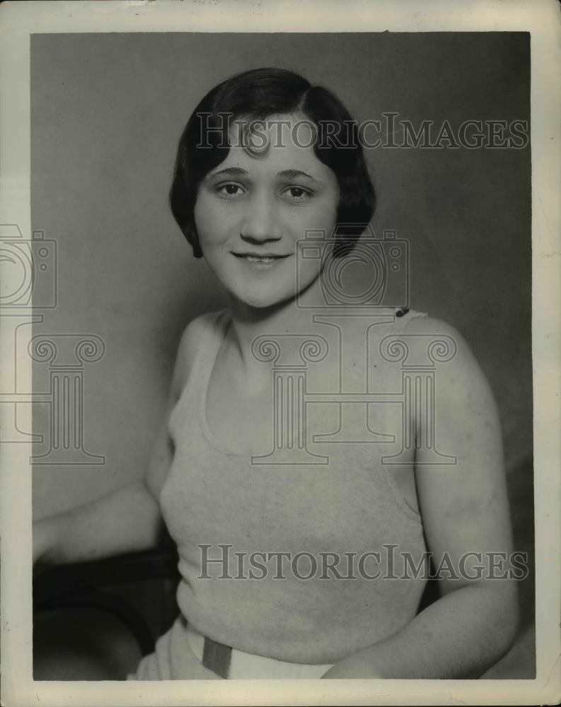 1927 Press Photo Marge Kelly,Secretary to Ray Watts,Althletic Director - Historic Images