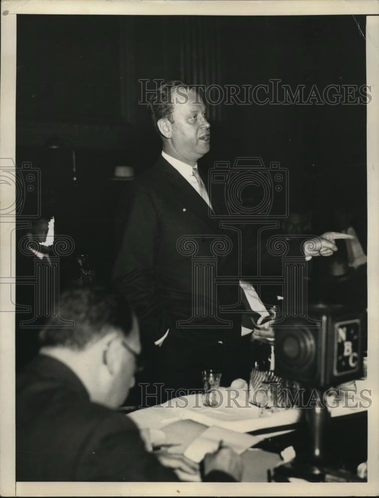 1933 Press Photo Warden Lewis E. Lawes,one of leading penologists in US - Historic Images