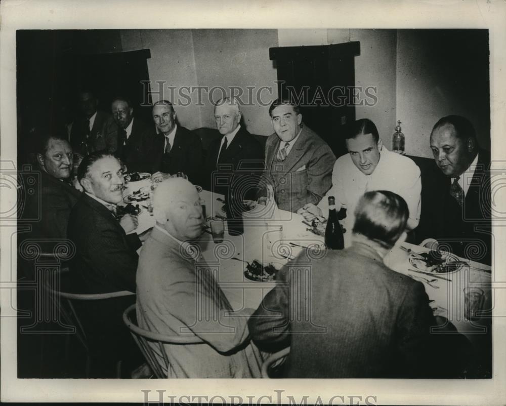 1934 Press Photo General John G. Pershing, Harold Smith and James McCann - Historic Images