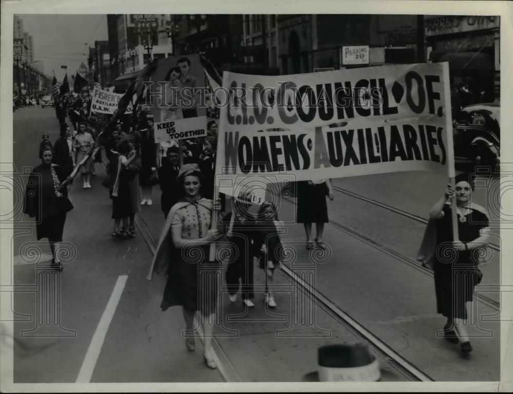 1940 Press Photo C.J.o. Council of Womens Auxiliarris - nee22170 - Historic Images