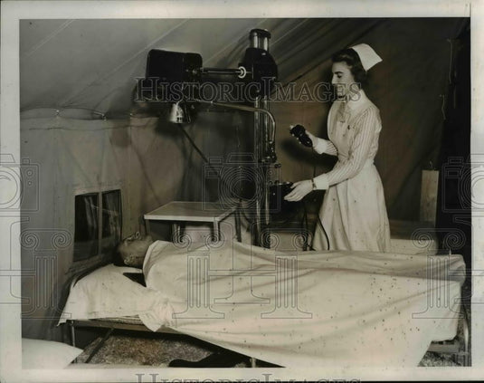 1940 Press Photo Mobile Field Hospital of the American Field Hospital Corps - Historic Images