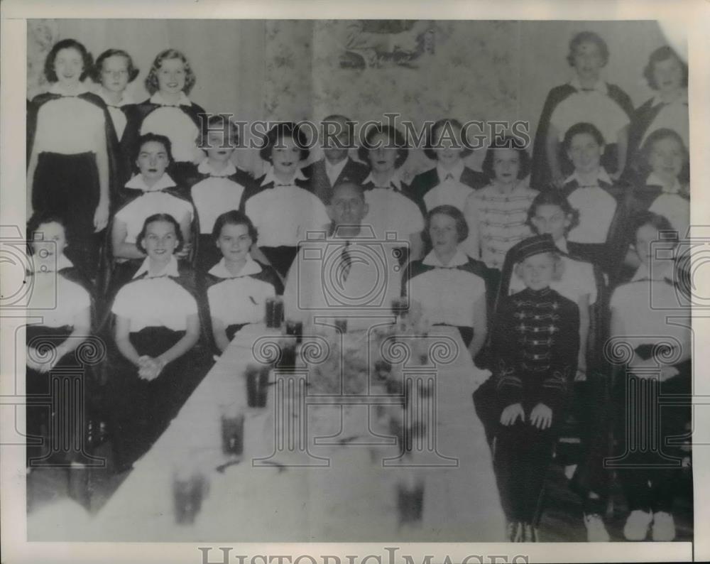 1951 Press Photo Senators Richard B Russell High School Drum & Bugle Corps - Historic Images