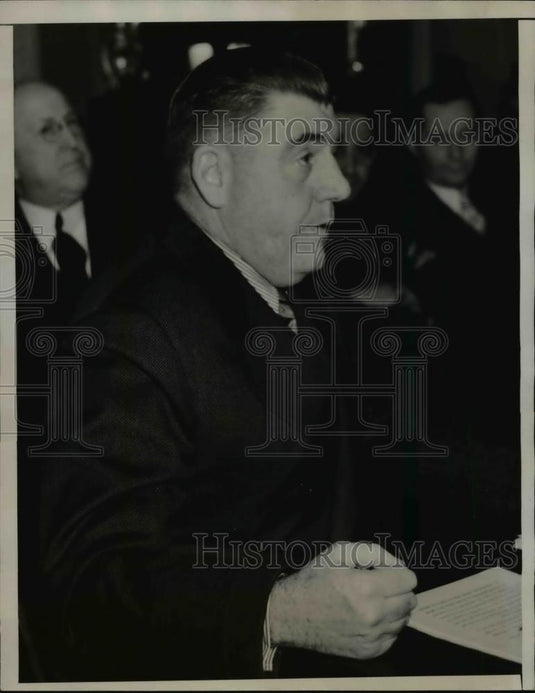 1938 Press Photo Joseph Patrick Ryan,International Longshoremen's Assn pres. - Historic Images