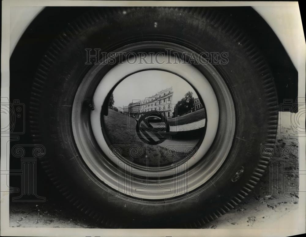 1957 Press Photo Reflection of New German Embassy - nee23516 - Historic Images