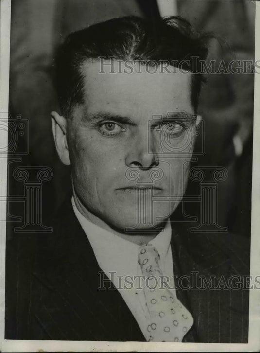 1933 Press Photo Ray Robinson, arrested for the kidnapping of Haskell Bohn - Historic Images