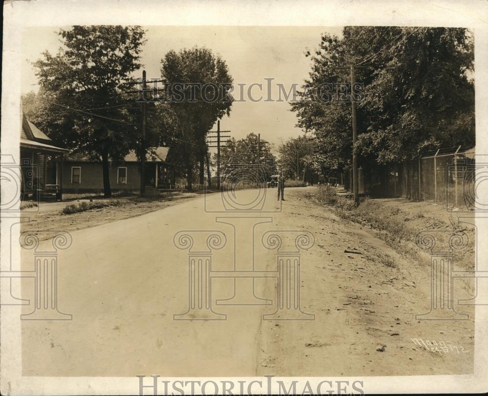 1928 Press Photo Colonial highway near Charlotte NC - Historic Images