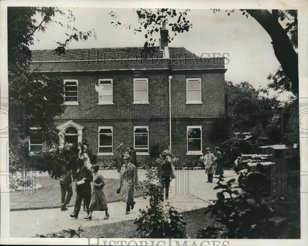 1932 Press Photo Basing House Rickmansworth England Wm Penn home - Historic Images