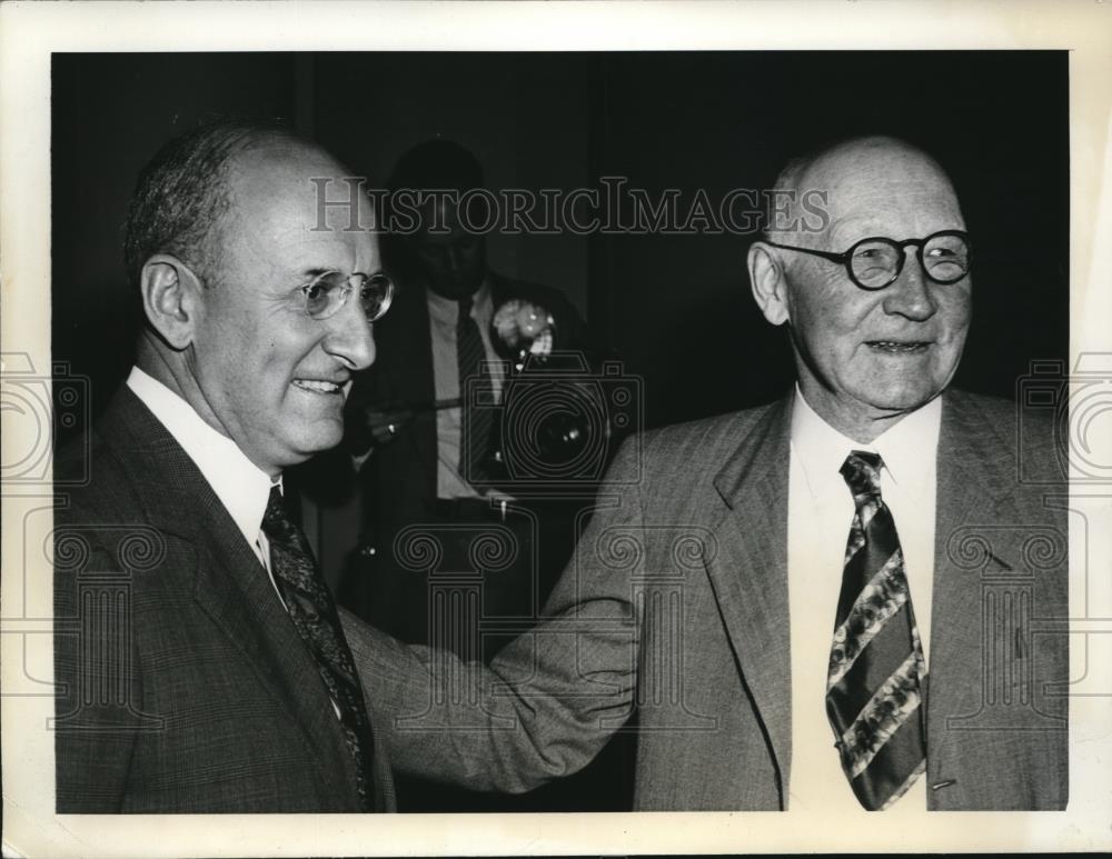 1939 Press Photo DC Treasury Sec H Morgenthau & Rep R Doughton - nee19198 - Historic Images