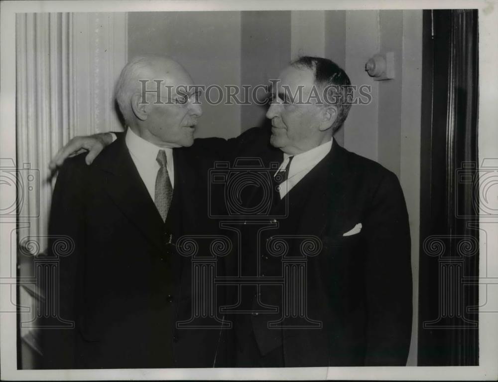 1937 Press Photo Speaker of the House William Bankhead and Edward Taylor - Historic Images