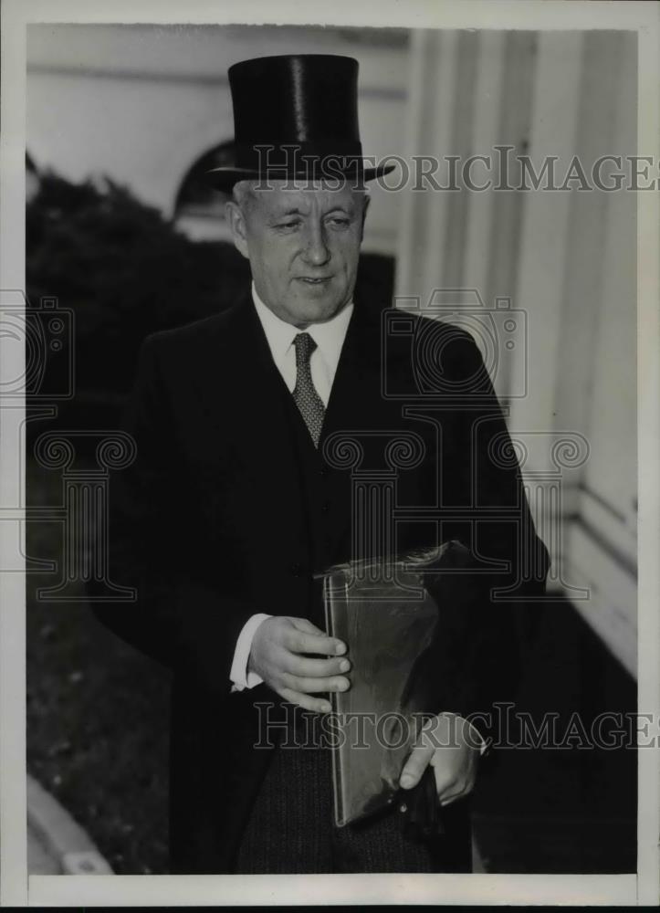 1938 Press Photo Eero Jarnefelt,Finland's Minister of the United States - Historic Images