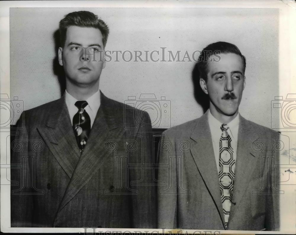 1949 Press Photo Dr. Joseph Muenster and Dr. John Koehler - nee25945 - Historic Images