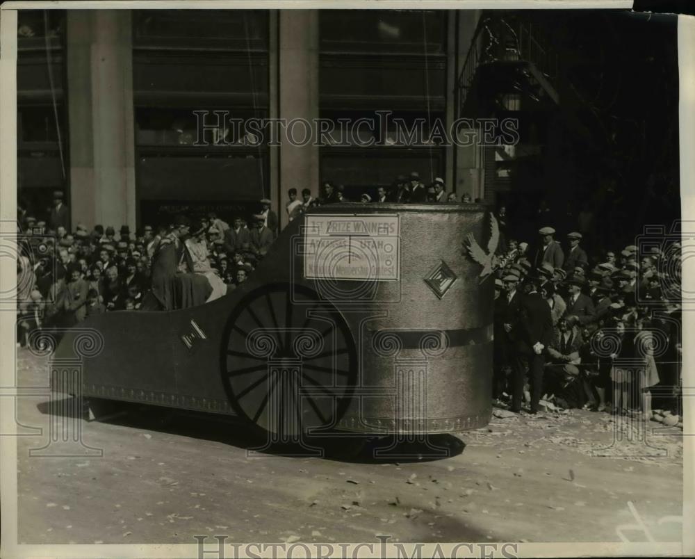 1930 Press Photo AR &amp; UT Chariots, American Legion National Convention Winners - Historic Images